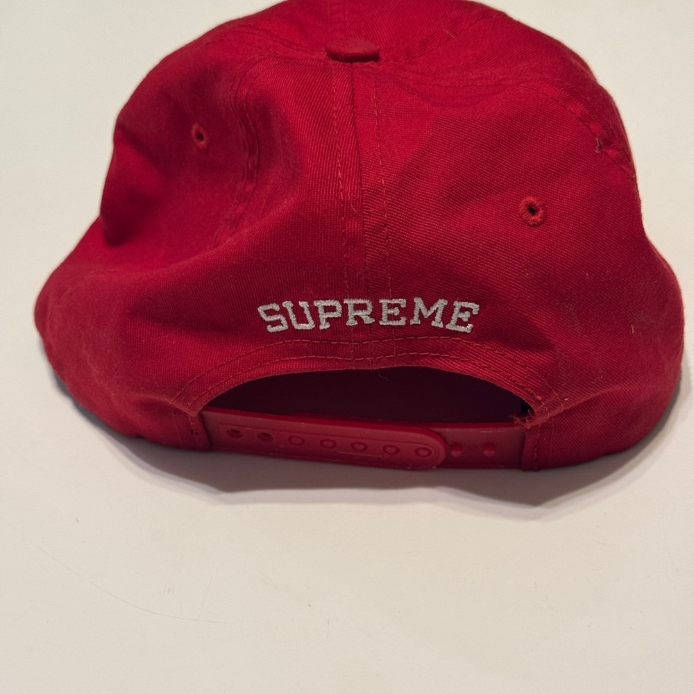Used Supreme Red Esp Cap View 2